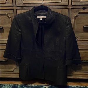 Anne Klein Short Sleeved Black Blazer, Sz. 10